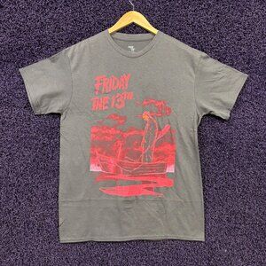 Friday the 13th Jason Vorhees Camp Crystal Lake T-Shirt Size Medium